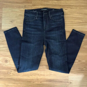Guess high rise ankle jeans